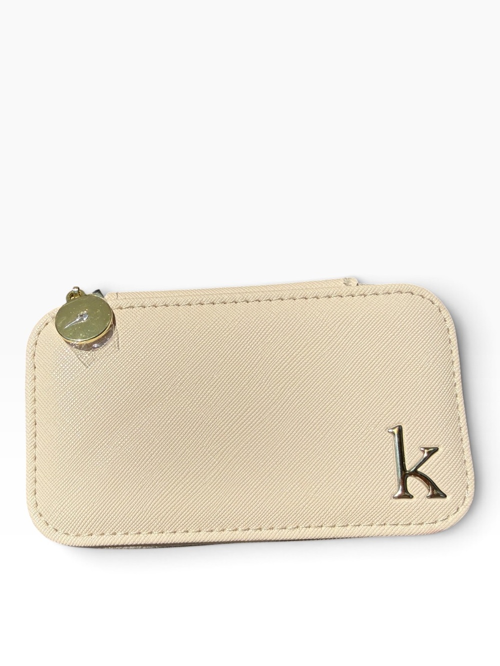 K Initial Rectangular Jewelry Box
